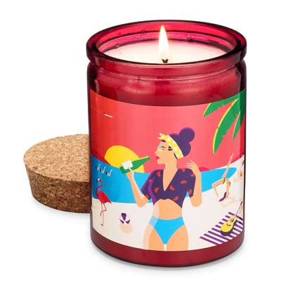 Beach Scene Candle - Thirsty Girl