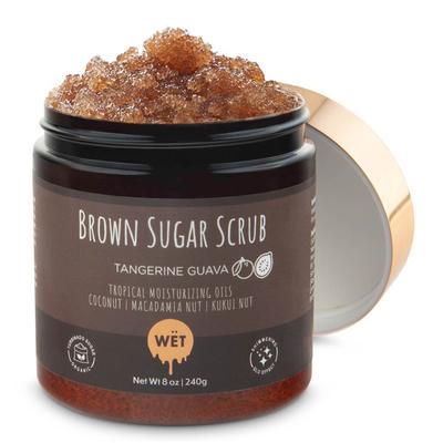 Tropical Glo Brown Sugar Shimmer Scrub - Tangerine Guava