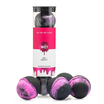 Bath Bomb Barrel 4 Pack - Sex Addict